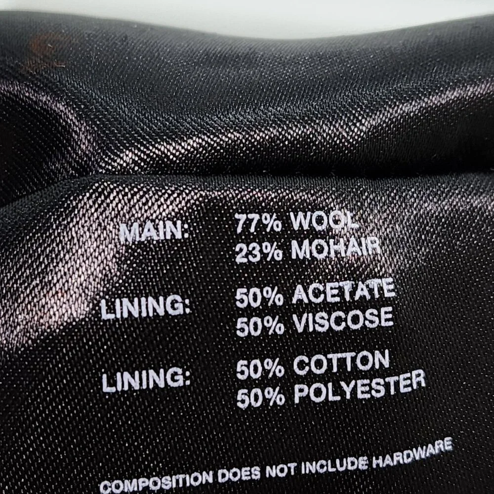 Heliot Emil Men's Solid Wool Blend Layered Robur Tailored Trousers - 50 - Picture 8 of 9